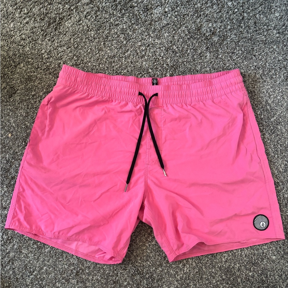 Volcom Hot Pink Swim Trunks